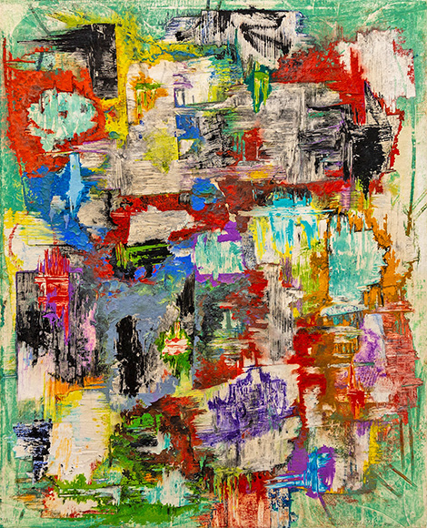 About Los Angeles Artist Charles Arnoldi Mixed Media Monoprint