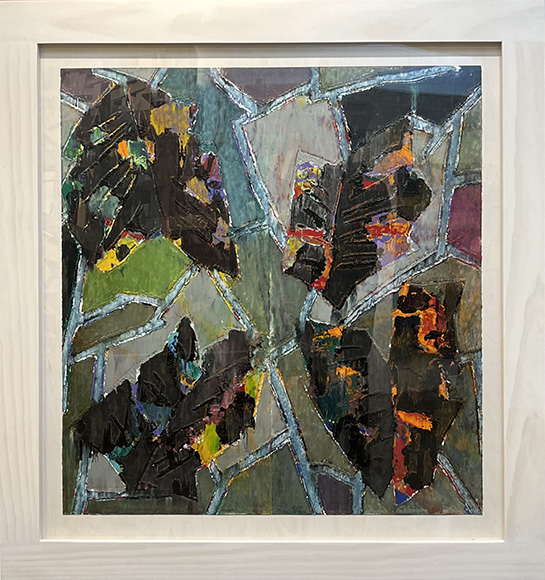 Charles Arnoldi Oil Paint on Rag Paper Monoprint