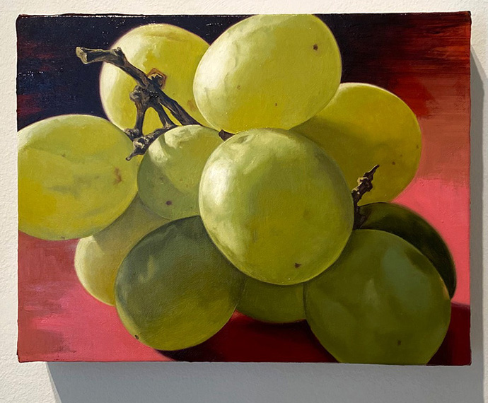 Stephen P. Curry painting Grapes