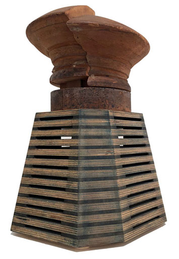 San Diego Artist John Rogers Sculpture Conical Tower # 4