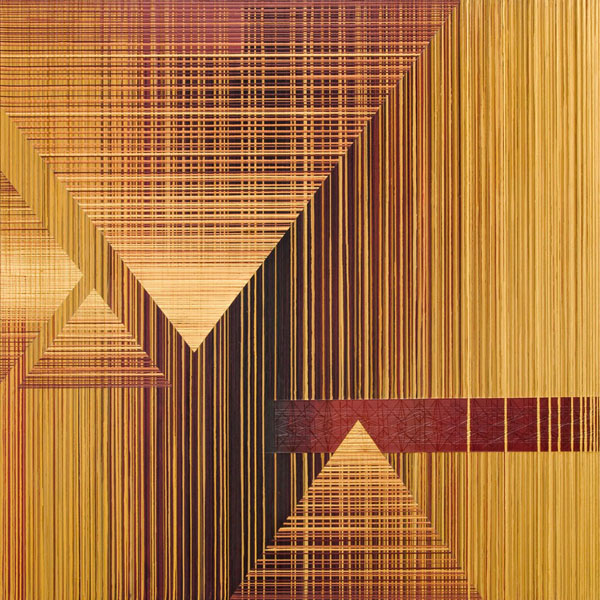 Painting Ultimade Gold by California Artist Maggie Tennesen